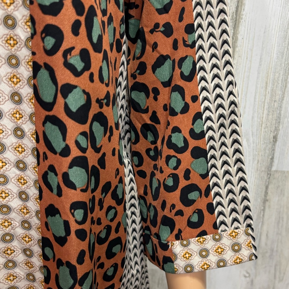 Jodifl Patchwork Print Shift Dress - image 3